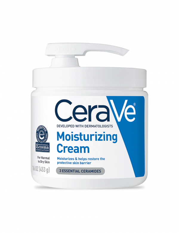 CeraVe Moisturizing Cream, Face and Body Moisturizer with Pump, 16oz