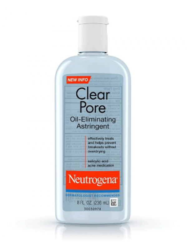 Neutrogena Pore Clearing oil-Astringent, 8 oz