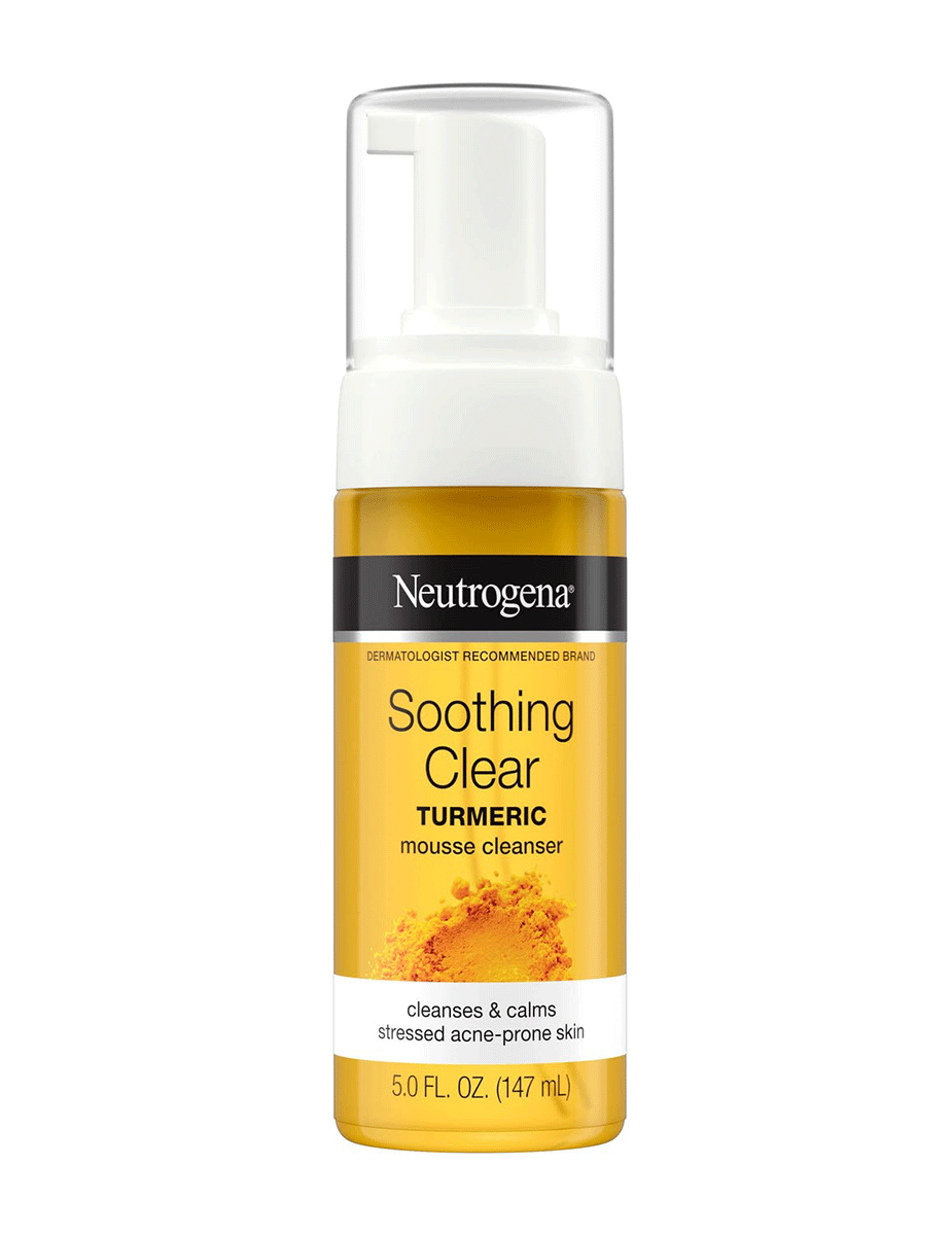Neutrogena Soothing Clear Turmeric Mousse Cleanser, 5.0oz