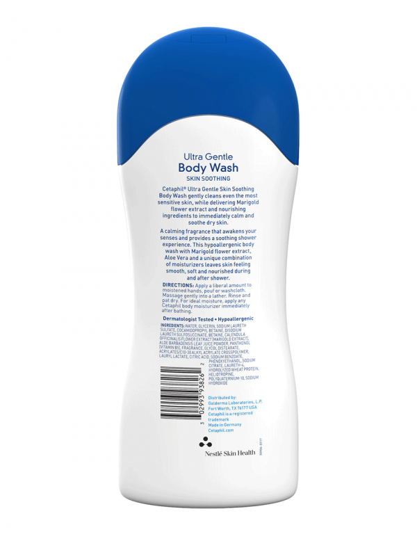 Cetaphil Ultra Gentle Soothing Body Wash, 16.9oz