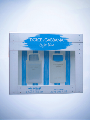 D & G Light Blue Intense Eau De Parfum Duo Set, 4,5ml