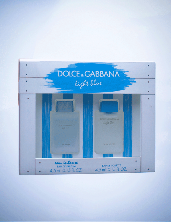 D & G Light Blue Intense Eau De Parfum Duo Set, 4,5ml