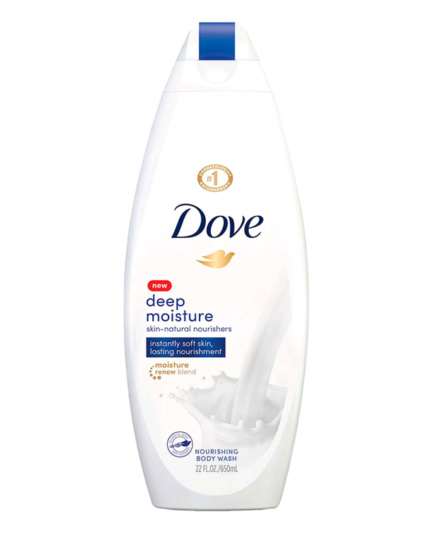Dove Deep Moisture Skin-Natural Nourishing Body Wash, 22oz