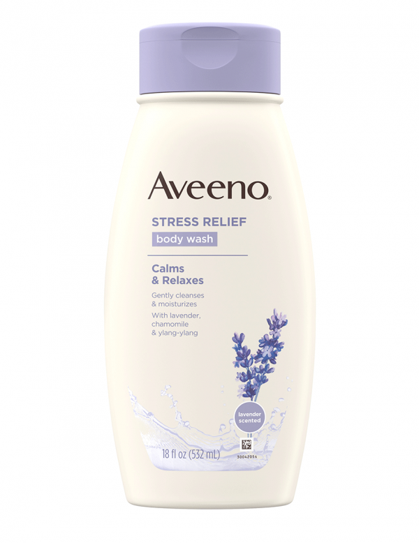 Aveeno Stress Relief Body Wash with Lavender & Chamomile, 18oz